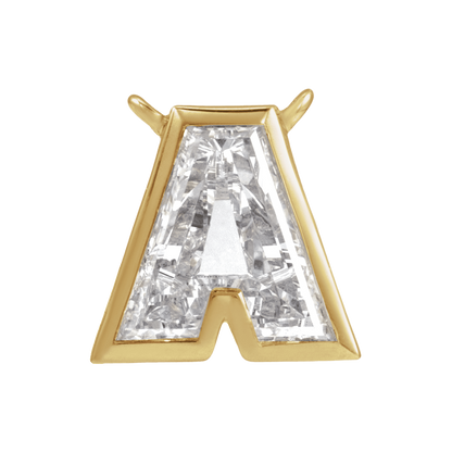 Bezel Lab Diamond Letter Charms