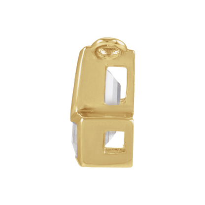Bezel Lab Diamond Letter Charms