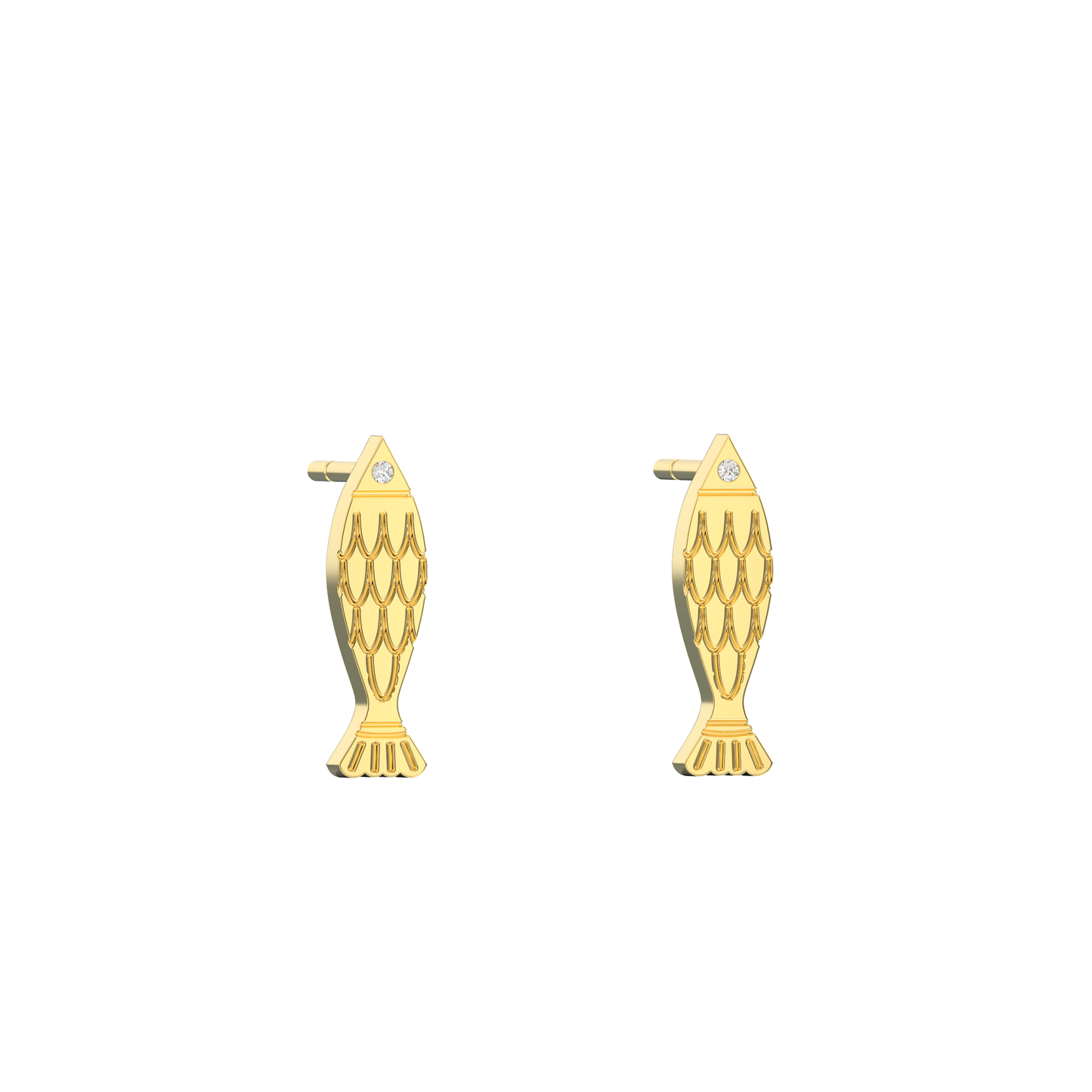 Benoit Fishscale Studs