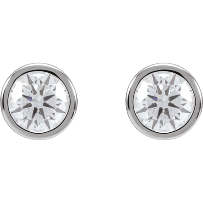 Lab Diamond Cocktail Style Earrings
