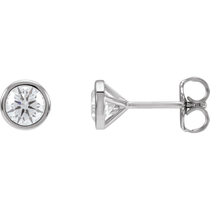 Lab Diamond Cocktail Style Earrings