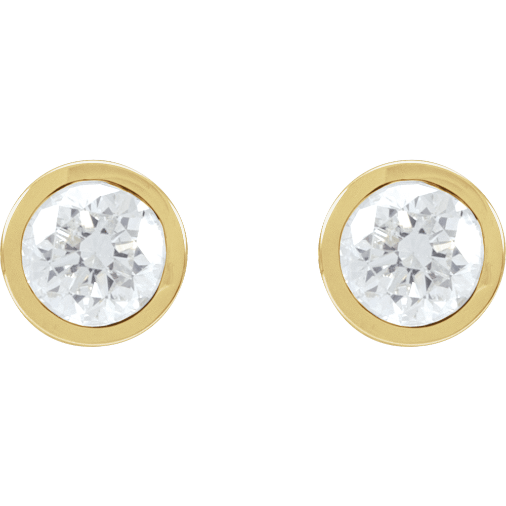 Cocktail Stud Lab Diamond Earrings