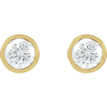 Cocktail Stud Lab Diamond Earrings