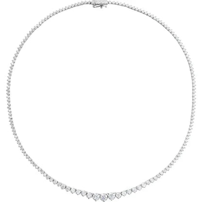 Graduated Tennis Necklace