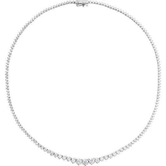 Graduated Tennis Necklace