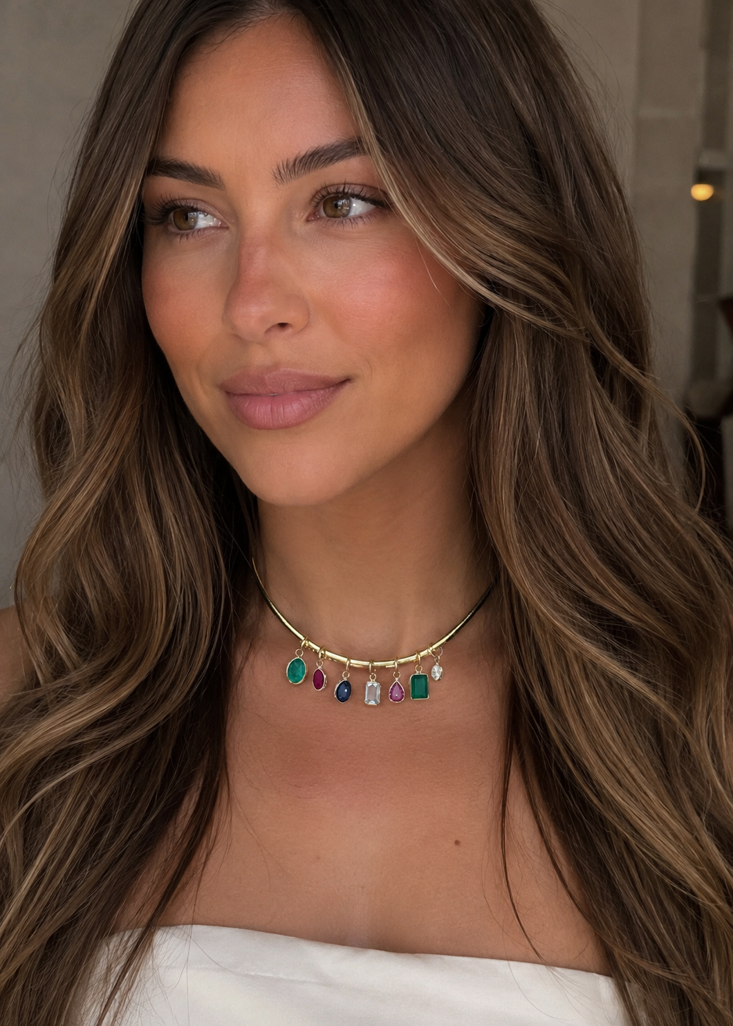 Sage Collar Necklace