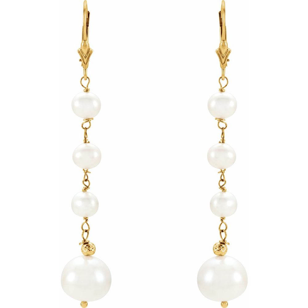 Camille Drop Pearl Earrings