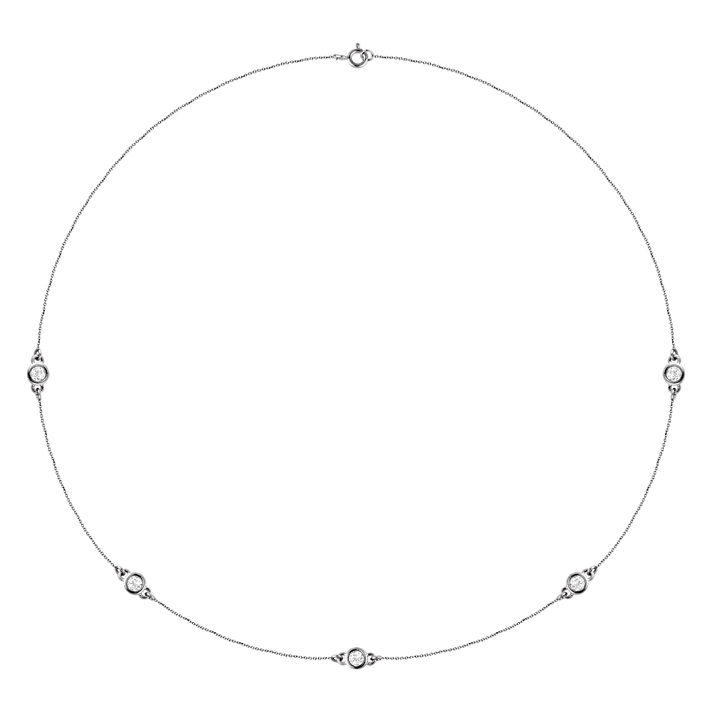 Lennon Lab Diamond Station Necklace