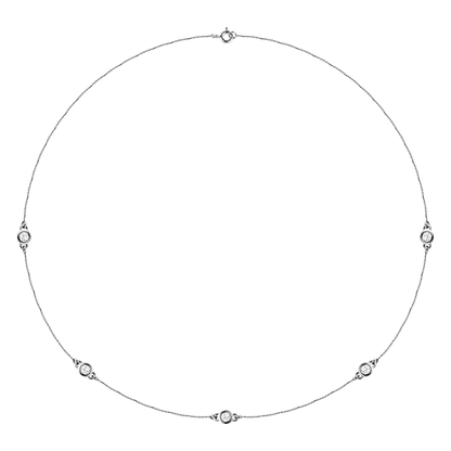Lennon Lab Diamond Station Necklace