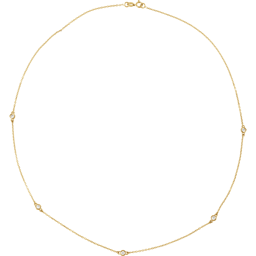 Lennon Lab Diamond Station Necklace