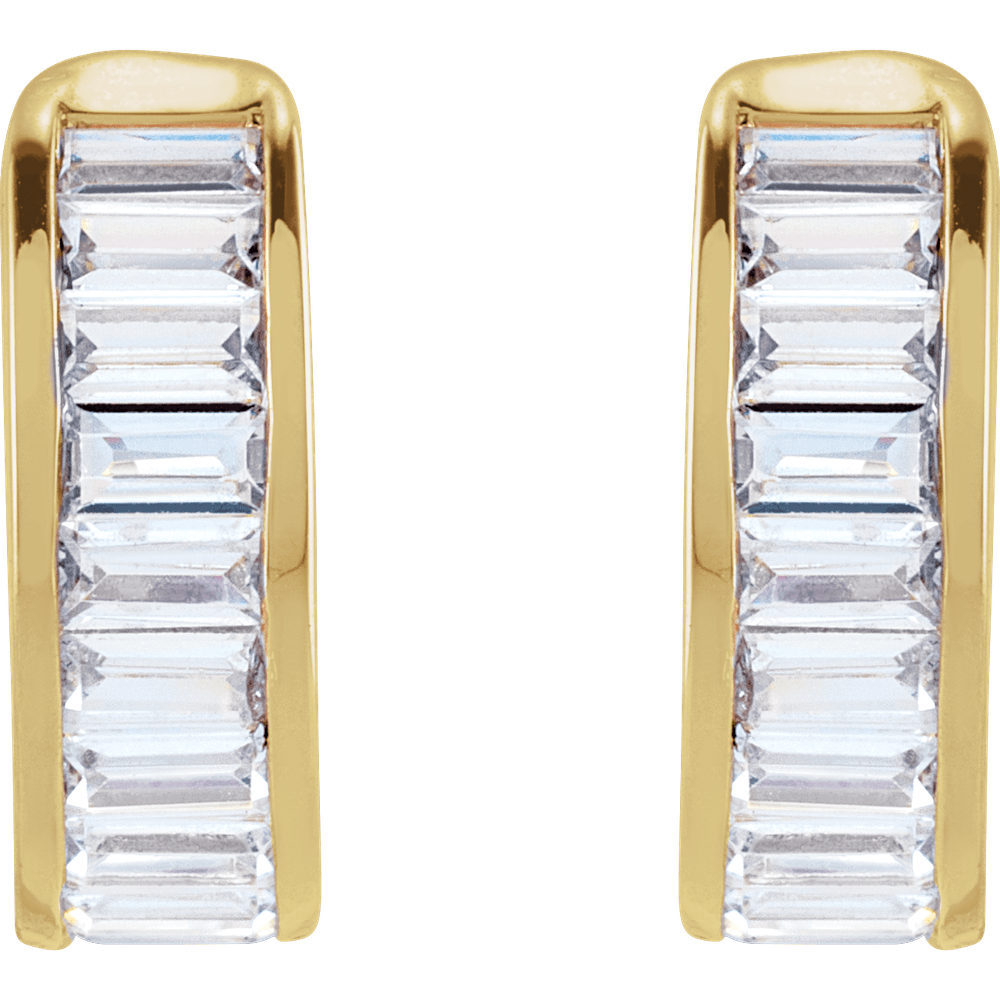 June Baguette Lab Diamond Ear Cuff