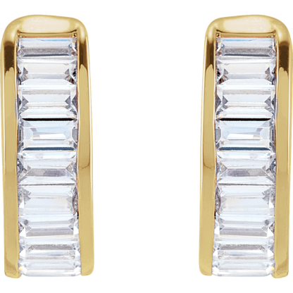 June Baguette Lab Diamond Ear Cuff