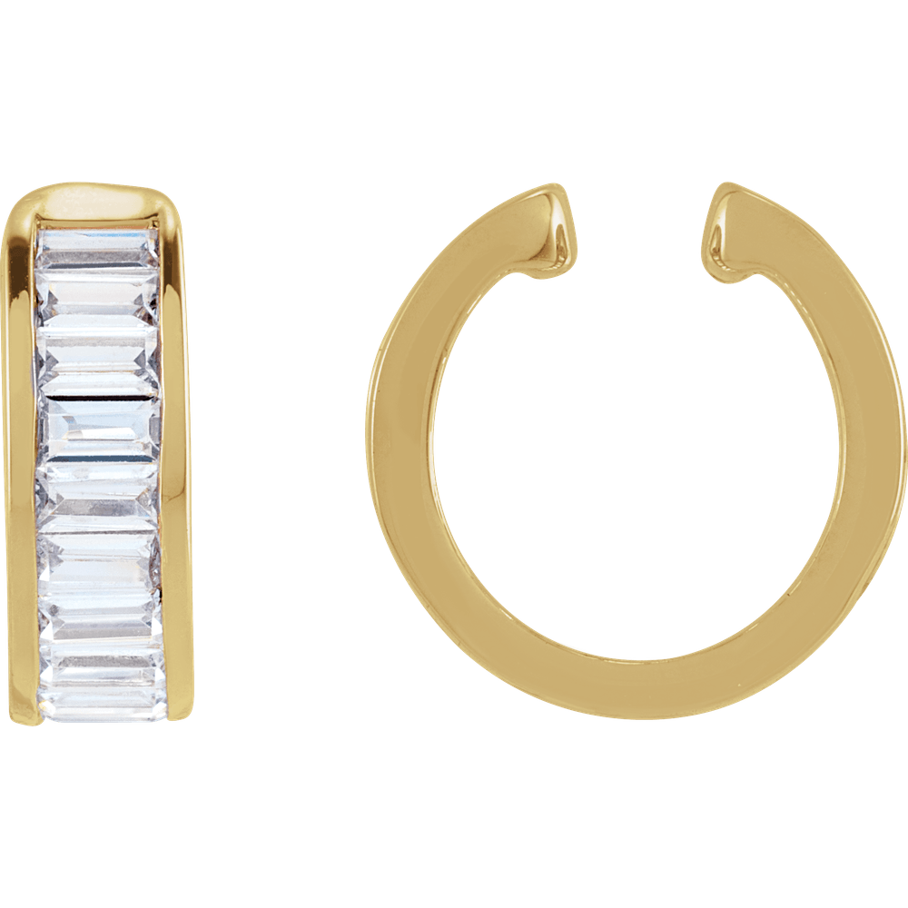 June Baguette Lab Diamond Ear Cuff