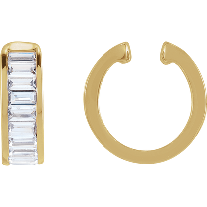 June Baguette Lab Diamond Ear Cuff