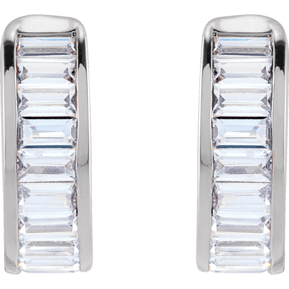 June Baguette Lab Diamond Ear Cuff