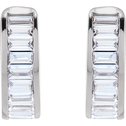 June Baguette Lab Diamond Ear Cuff
