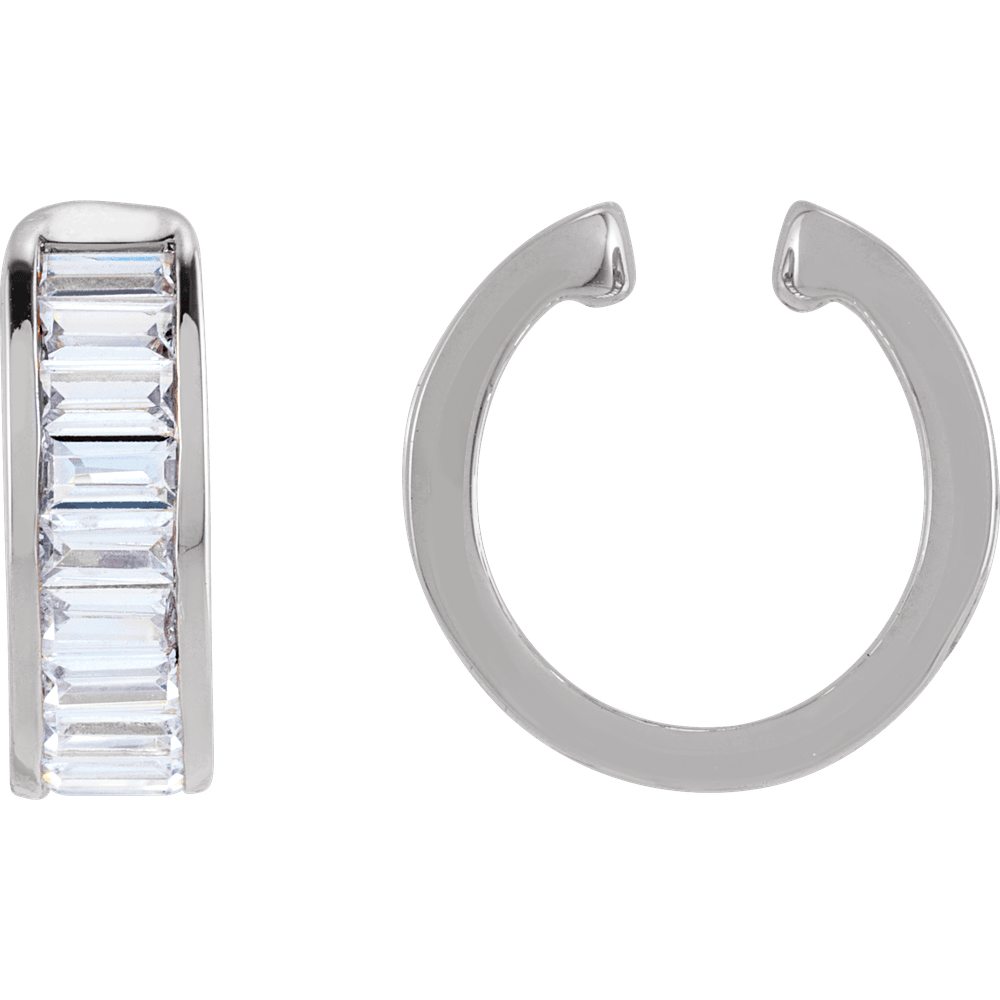 June Baguette Lab Diamond Ear Cuff