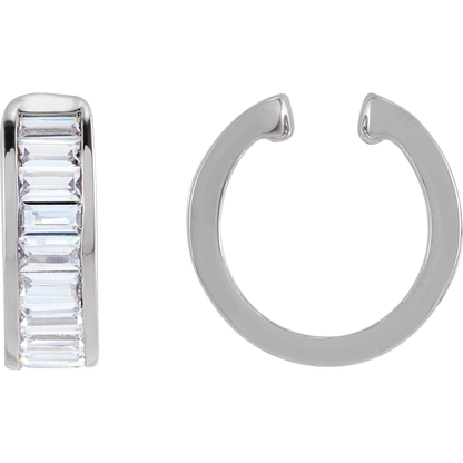 June Baguette Lab Diamond Ear Cuff
