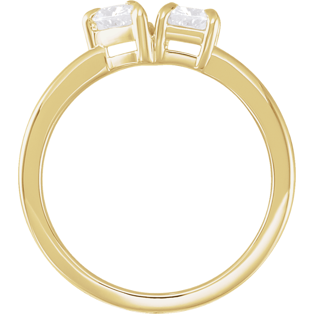 Pippa Two Stone Lab Diamond Ring
