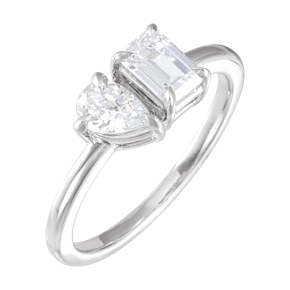 Pippa Two Stone Lab Diamond Ring