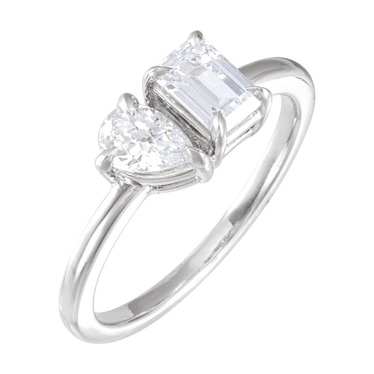 Harper Two Stone Lab Diamond Ring