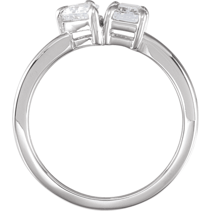 Pippa Two Stone Lab Diamond Ring