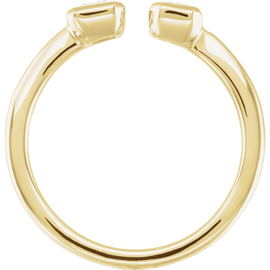 2 Stone Lab Diamond Ring
