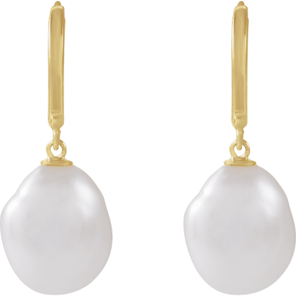 Willow Pearl Hoops
