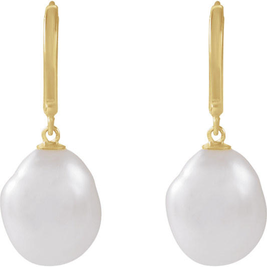 Willow Pearl Hoops