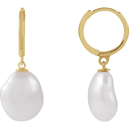 Willow Pearl Hoops