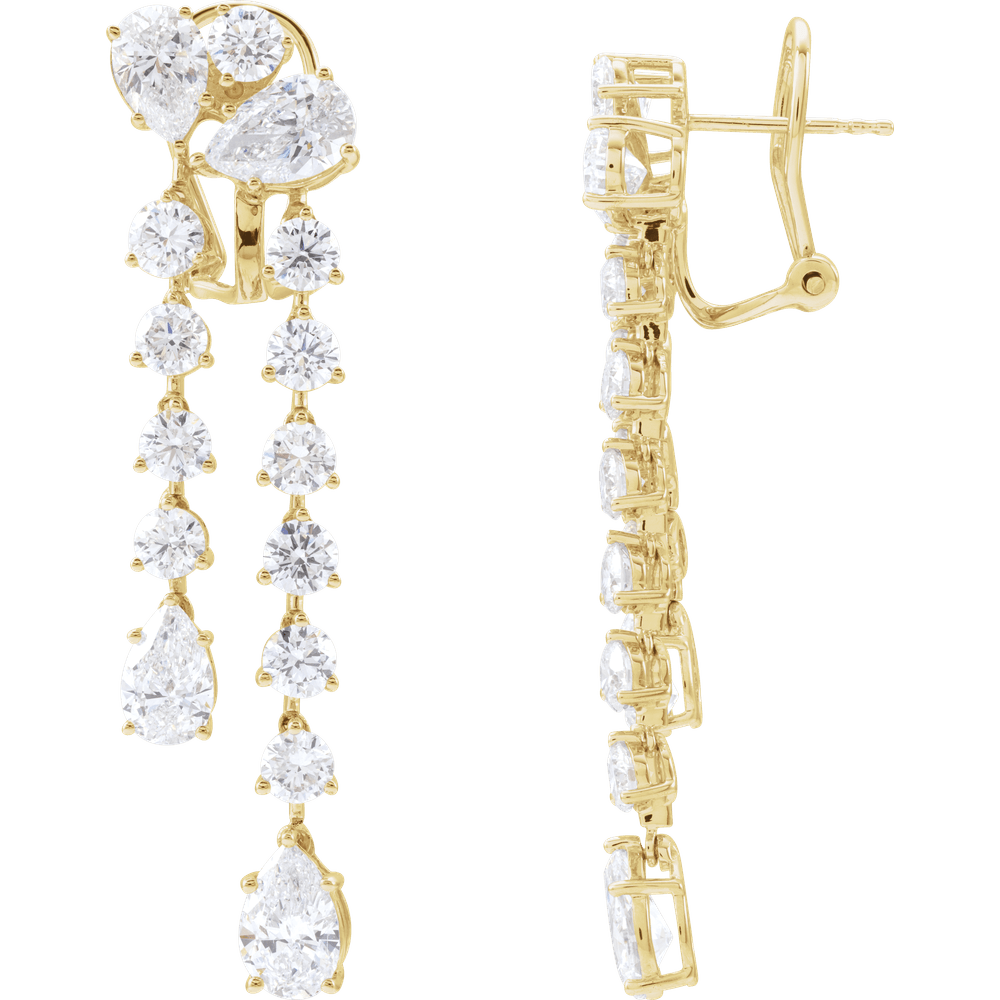 Emily Lab Diamond Dangle Earring