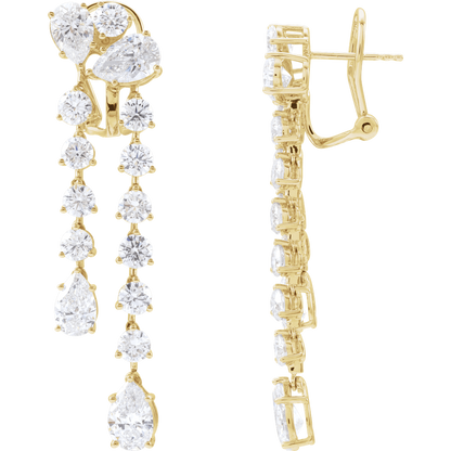 Emily Lab Diamond Dangle Earring