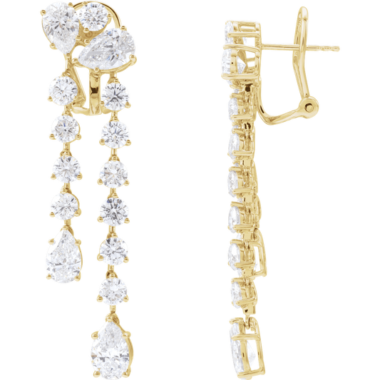 Emily Lab Diamond Dangle Earring