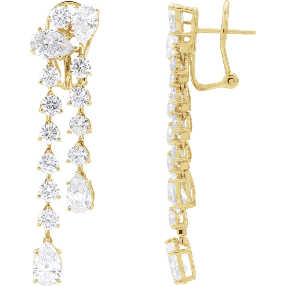 Emily Lab Diamond Dangle Earring