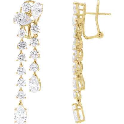 Emily Lab Diamond Dangle Earring