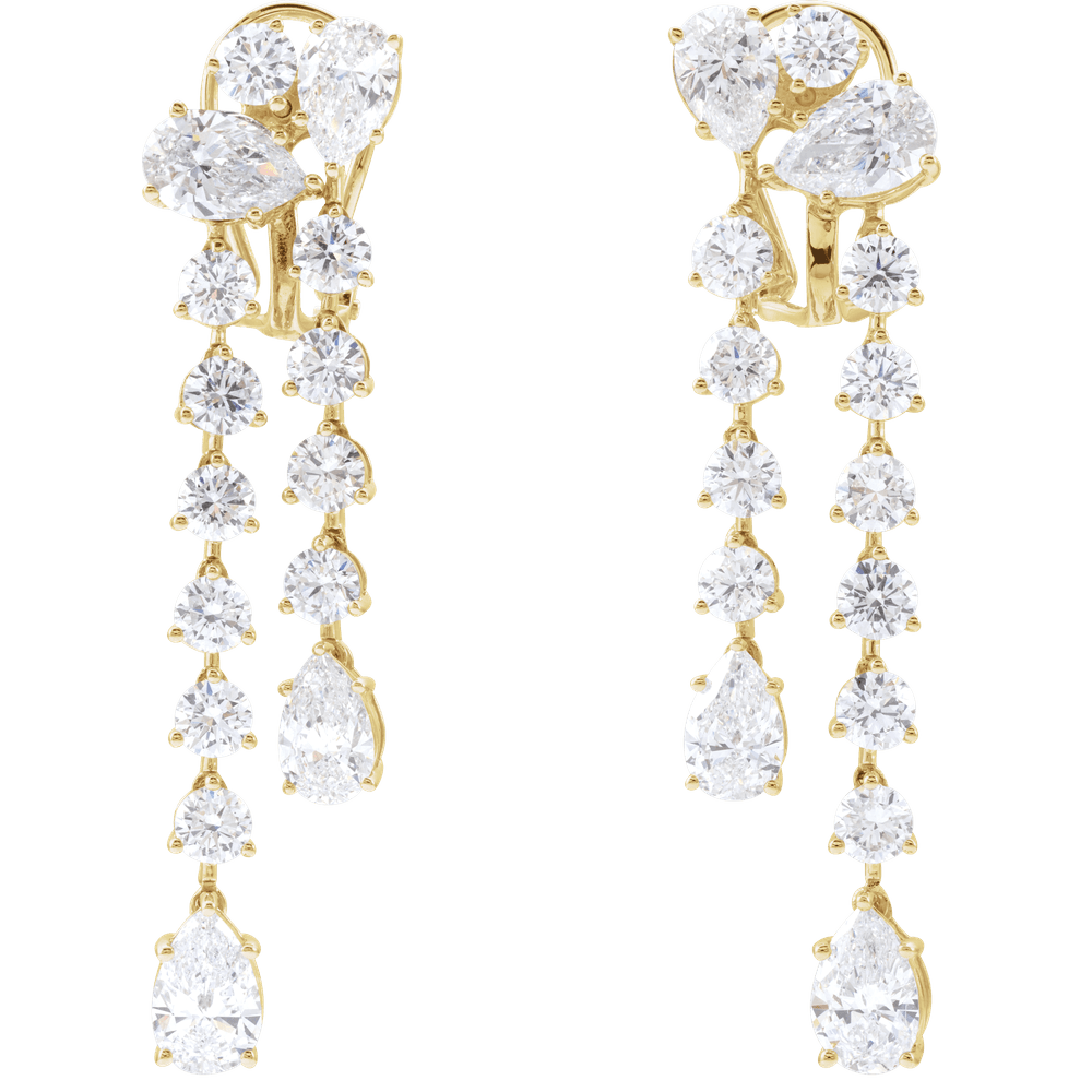 Emily Lab Diamond Dangle Earring