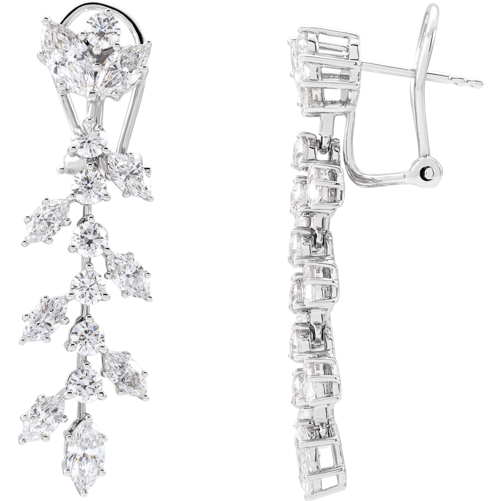 Marquise Lab Diamond Dangle Earring