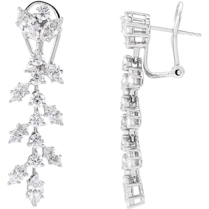 Marquise Lab Diamond Dangle Earring