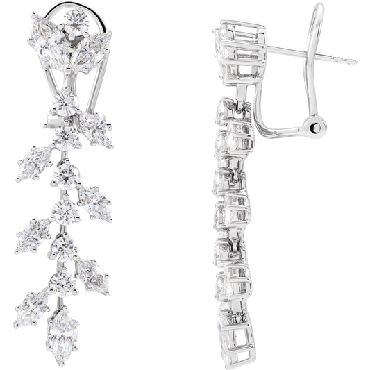 Marquise Lab Diamond Dangle Earring