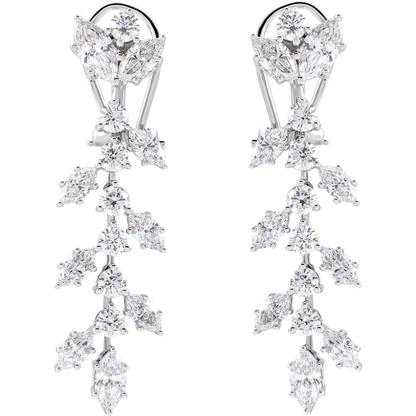 Marquise Lab Diamond Dangle Earring