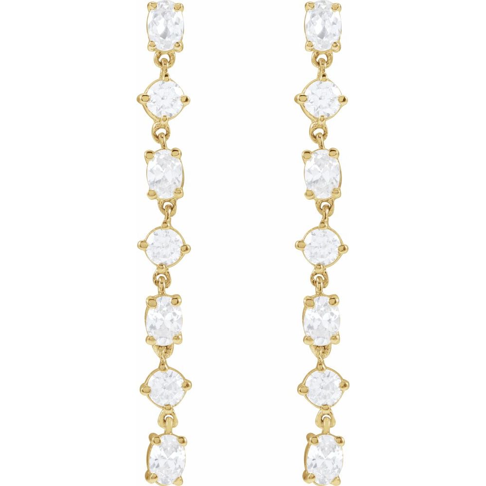 Sofia Diamond Dangle Earrings