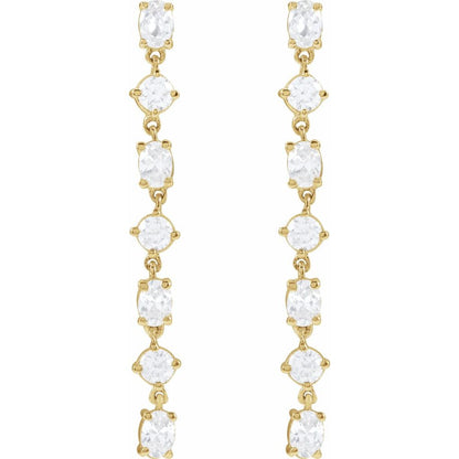 Sofia Diamond Dangle Earrings