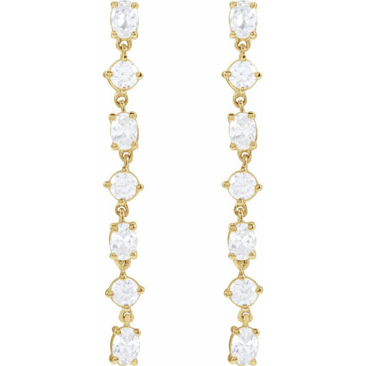 Sofia Diamond Dangle Earrings