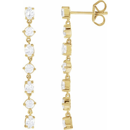 Sofia Diamond Dangle Earrings