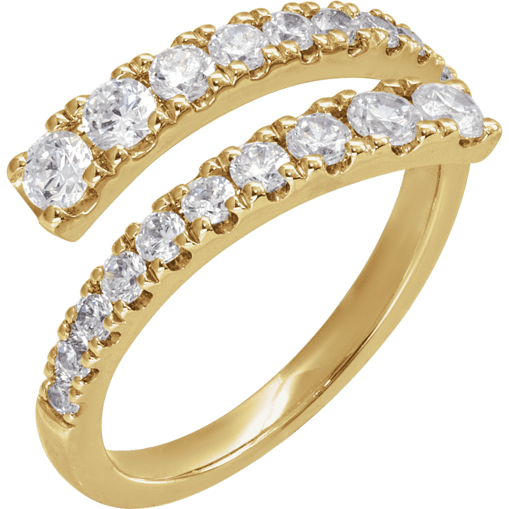 Danielle Lab Diamond Bypass Ring