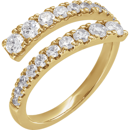 Danielle Lab Diamond Bypass Ring
