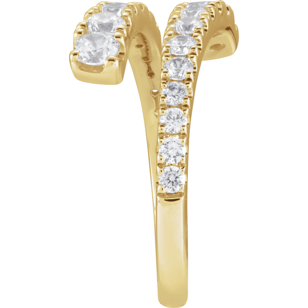 Danielle Lab Diamond Bypass Ring