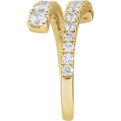 Danielle Lab Diamond Bypass Ring