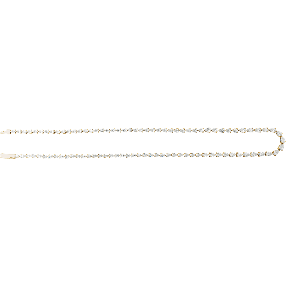 Caroline Lab Diamond Tennis Necklace