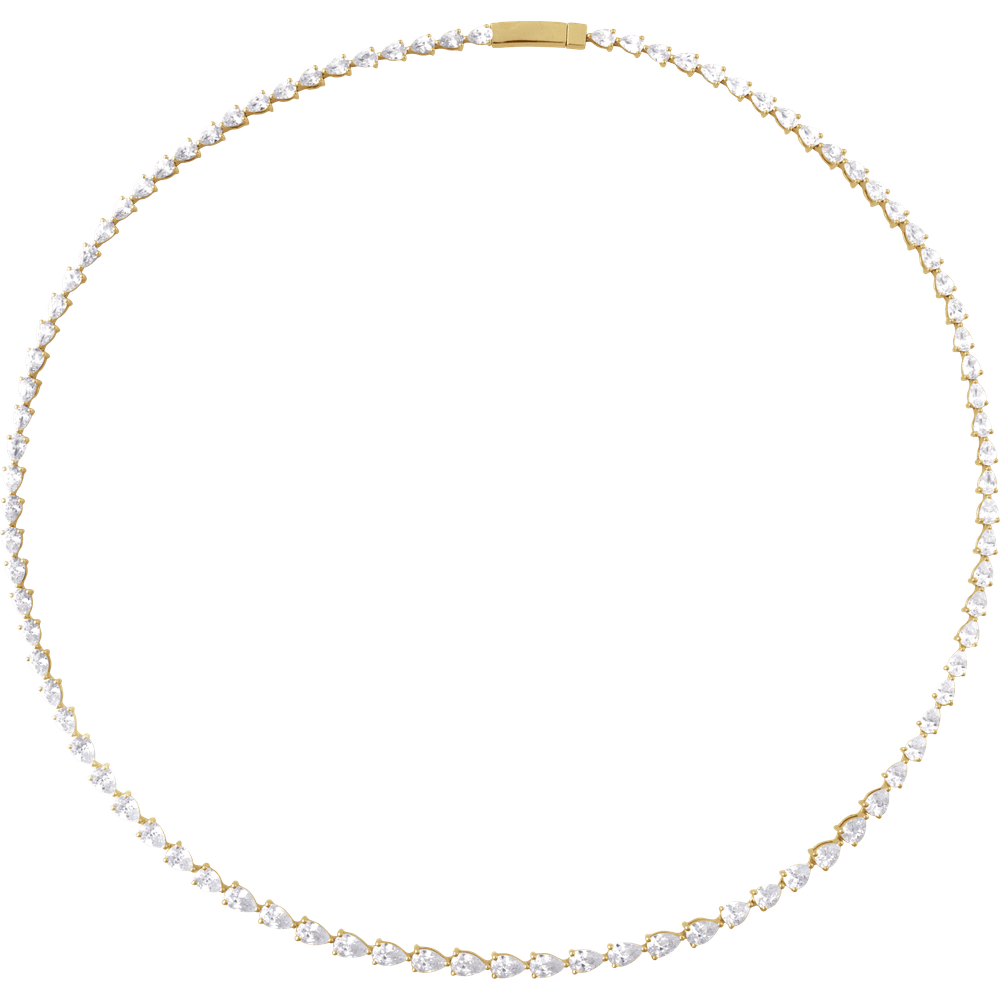 Caroline Lab Diamond Tennis Necklace
